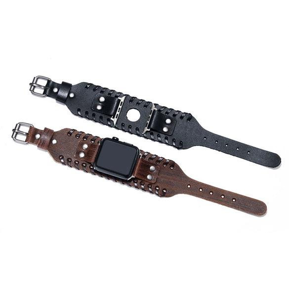 Smartwatch Strap Genuine Cow Leather For Apple Iwatch