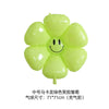 Smiley Daisy Aluminum Foil Balloon Flower Party Decoration Photo Prop For Birthday Arrangements