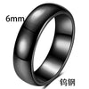 Smooth Plain Geometric Tungsten Steel Couple Rings With Gold Electroplated Finish Unisex Jewelry Accessories Wholesale