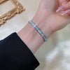 Snake Bone Bracelet Titanium Steel With Diamonds Electroplating
