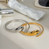Snake Bracelet Stainless Steel Light Luxury Simple Ins Style Pvd Furnace Vacuum Real Gold Plated Jewelry