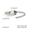 Snake Bracelet Stainless Steel Light Luxury Simple Ins Style Pvd Furnace Vacuum Real Gold Plated Jewelry