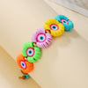 Soft Clay Geometric Devil's Eye Handmade Bracelet For Women