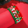 Soft Pottery Beaded Bracelet Polymer Clay Christmas Minimalist Style Women's Jewelry