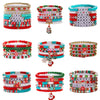 Soft Pottery Beaded Bracelet Polymer Clay Christmas Minimalist Style Women's Jewelry