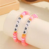 Soft Pottery Bracelet Geometric Pattern Handmade Unisex