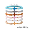 Soft Pottery Handmade Cross Pattern Women's Bracelets