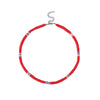 Soft Pottery Round Necklace For Women Handwoven Geometric Style