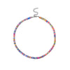 Soft Pottery Round Necklace For Women Handwoven Geometric Style