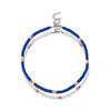 Soft Pottery Round Necklace For Women Handwoven Geometric Style