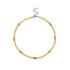 Soft Pottery Round Necklace For Women Handwoven Geometric Style