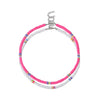 Soft Pottery Round Necklace For Women Handwoven Geometric Style