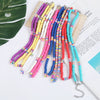 Soft Pottery Round Necklace For Women Handwoven Geometric Style