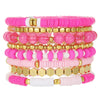 Soft Pottery Women's Simple Geometric Electroplated Bracelet