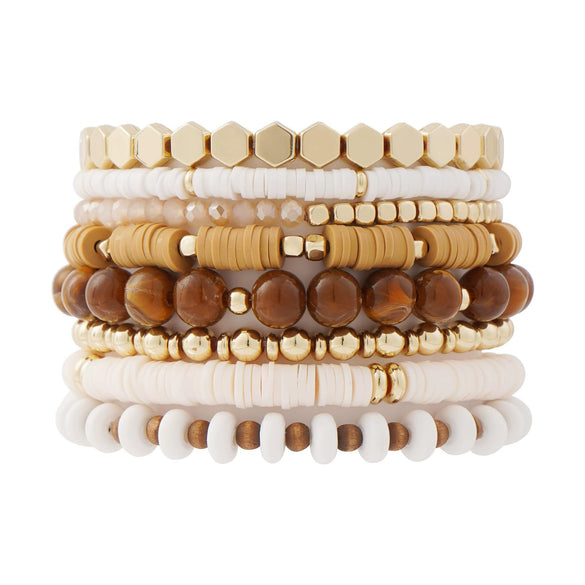 Soft Pottery Women's Simple Geometric Electroplated Bracelet
