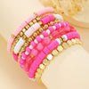 Soft Pottery Women's Simple Geometric Electroplated Bracelet