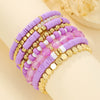 Soft Pottery Women's Simple Geometric Electroplated Bracelet