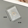 Soft Protective Eva Frosted Ziplock Jewelry Storage Bag For Earrings And Necklace