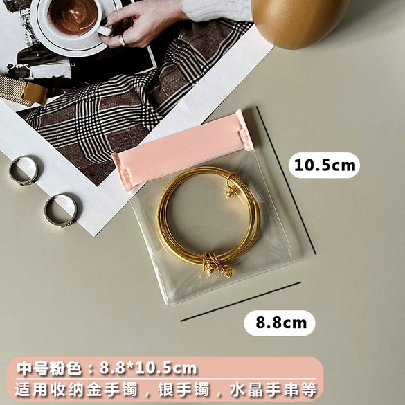 Soft Protective Eva Jewelry Bag For Earrings And Necklace Storage With Antioxidation Sealed Design