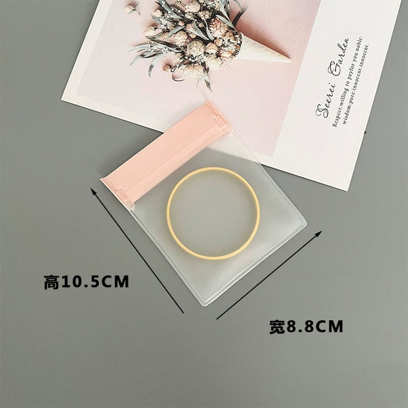 Soft Protective Eva Jewelry Bag For Earrings And Necklaces With Antioxidation Sealed Design