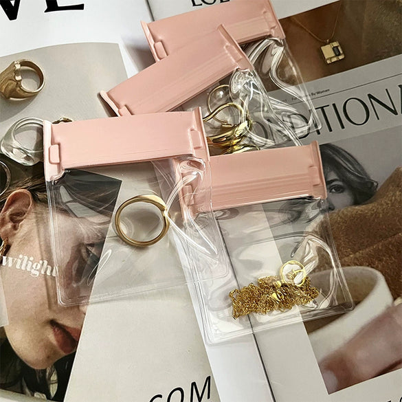 Soft Protective Eva Jewelry Bag For Earrings And Necklaces With Antioxidation Sealed Design