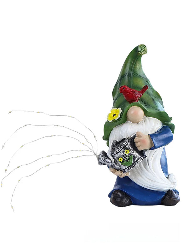 Solar Light-Emitting ELF Decoration Balcony Small Garden Decoration Landscape Outdoor Courtyard Garden Lawn Decoration Ornaments