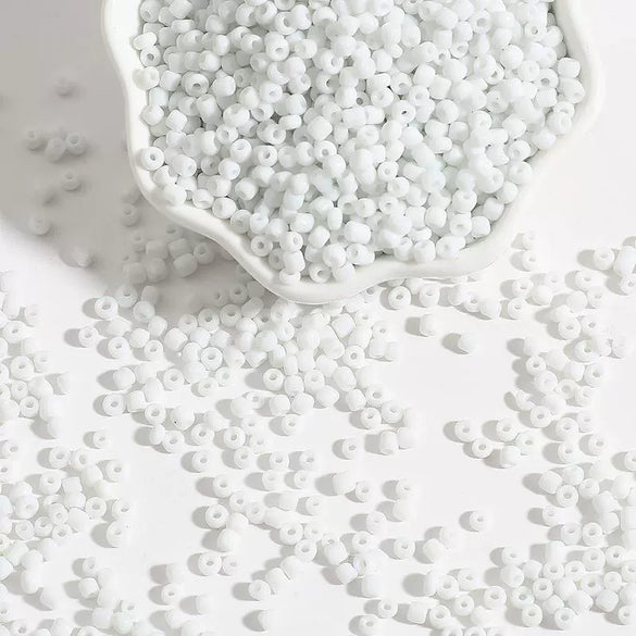 Solid Color Handmade Beaded Glass Beads Diy Accessories For Earrings Bracelet Necklace