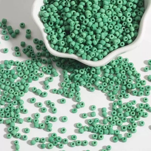 Solid Color Handmade Beaded Glass Beads Diy Accessories For Earrings Bracelet Necklace