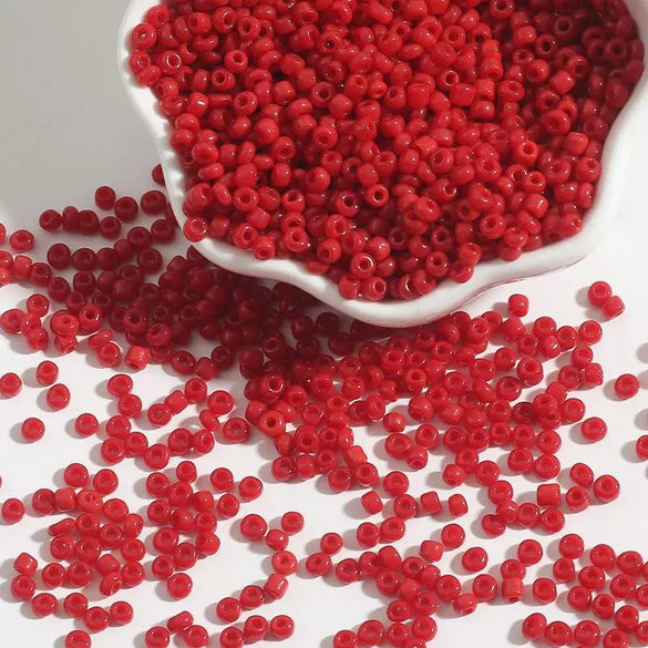 Solid Color Handmade Beaded Glass Beads Diy Accessories For Earrings Bracelet Necklace