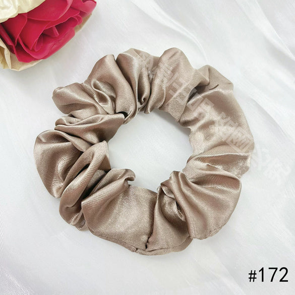 Solid Color Handmade Hair Ring Large Intestine Shape Headwear
