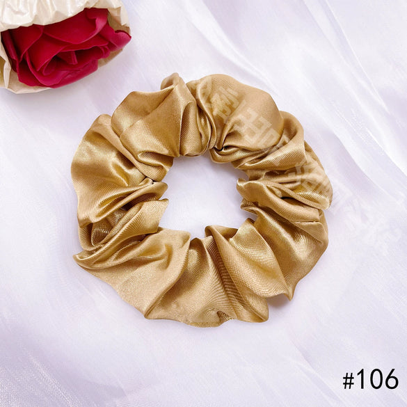 Solid Color Handmade Hair Ring Large Intestine Shape Headwear
