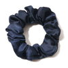 Solid Color Satin Cloth Hair Loop High Elasticity Handmade Simple Ball Head Hair Tie Basic All Match Headwear