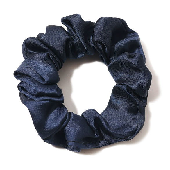 Solid Color Satin Cloth Hair Loop High Elasticity Handmade Simple Ball Head Hair Tie Basic All Match Headwear
