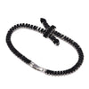 Solid Color Zircon Knotted Tennis Chain Bracelet For Women Copper Material Hip Hop Fashion