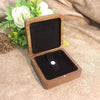 Solid Wood Black Walnut Jewelry Gift Box Wooden Bracelet And Necklace Packaging Box With Buckle Closure