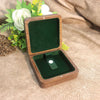 Solid Wood Black Walnut Jewelry Gift Box Wooden Bracelet And Necklace Packaging Box With Buckle Closure