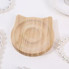 Solid Wood Jewelry Display Tray For Bracelet Buddha Beads Round Splicing Design