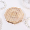 Solid Wood Jewelry Display Tray For Bracelet Buddha Beads Round Splicing Design