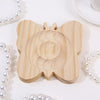 Solid Wood Jewelry Display Tray For Bracelet Buddha Beads Round Splicing Design