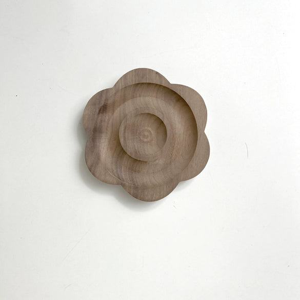 Solid Wood Jewelry Display Tray For Bracelet Buddha Beads Round Splicing Design