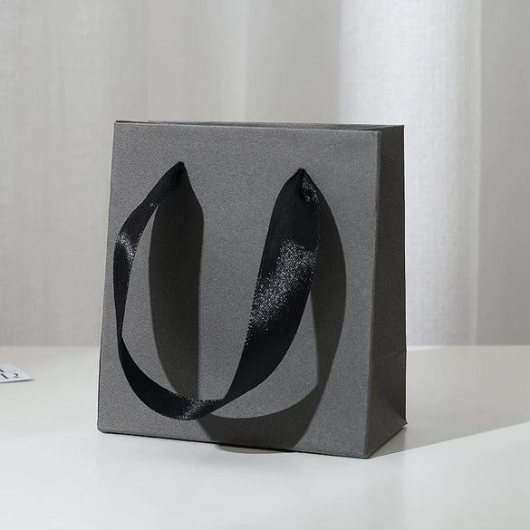 Soot Black Jewelry Packaging Box With Flannel Bag Light Luxury Heaven And Earth Cover Made Of Paper And Cardboard For Ring Jewelry Storage With Drawer