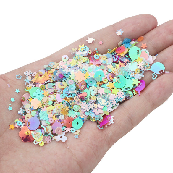 Special Shaped Colorful Mixed Beads And Flash Sequins Handmade Diy Ear And Necklace Clothing Accessories