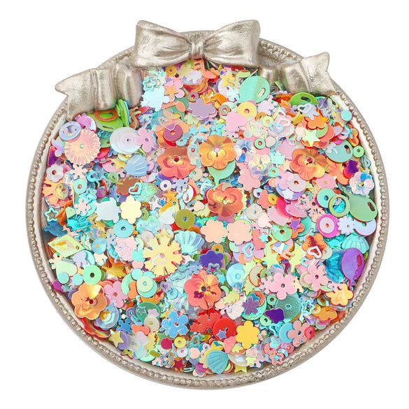 Special Shaped Colorful Mixed Beads And Flash Sequins Handmade Diy Ear And Necklace Clothing Accessories