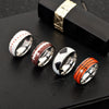 Sporting Goods Jewelry Titanium Steel Geometric Dripping Glue Unisex Ring Football Basketball Baseball