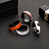 Sporting Goods Jewelry Titanium Steel Ring Geometric Epoxy Unisex