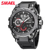 Sports Alloy Watch For Men With Plastic Mirror Round Dial And Pu Strap