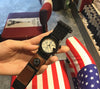 Sports Casual Unisex Nylon Canvas Alloy Round Dial Watch For Students