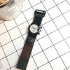 Sports Casual Unisex Nylon Canvas Alloy Round Dial Watch For Students