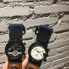 Sports Casual Unisex Nylon Canvas Alloy Round Dial Watch For Students