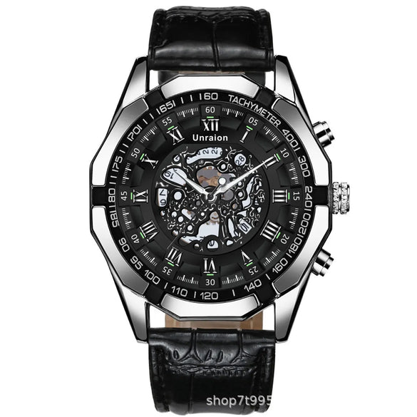 Sports Color Block Single Folding Buckle Quartz Men'S Watches